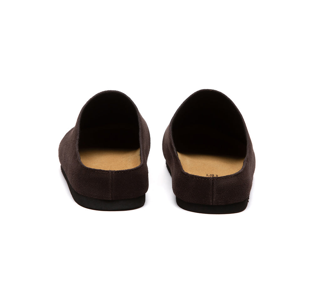 Unisex Suede Slip On Casual Mules Marven