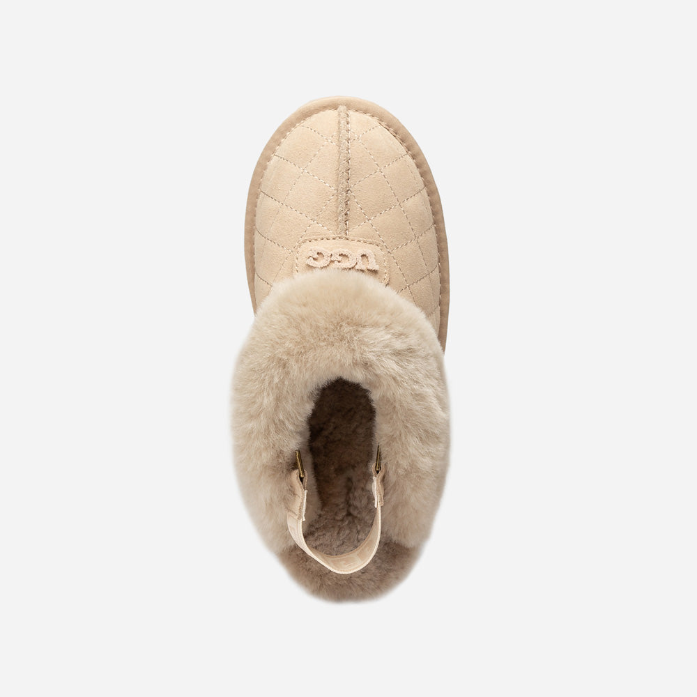 Ugg Coquette Matelassé Logo Platform Slipper (Detachable Feature)