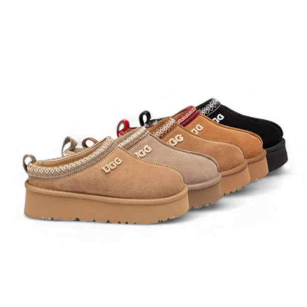 UGG SYDNEY EMBROIDERY PLATFORM SLIPPER