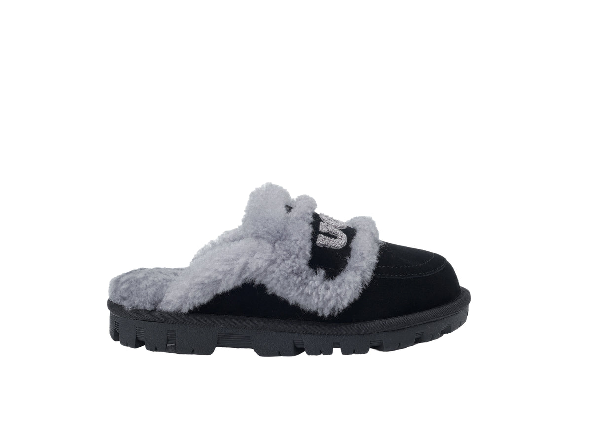 OZLANA Logo Shearling Slipper (Detachable Feature)