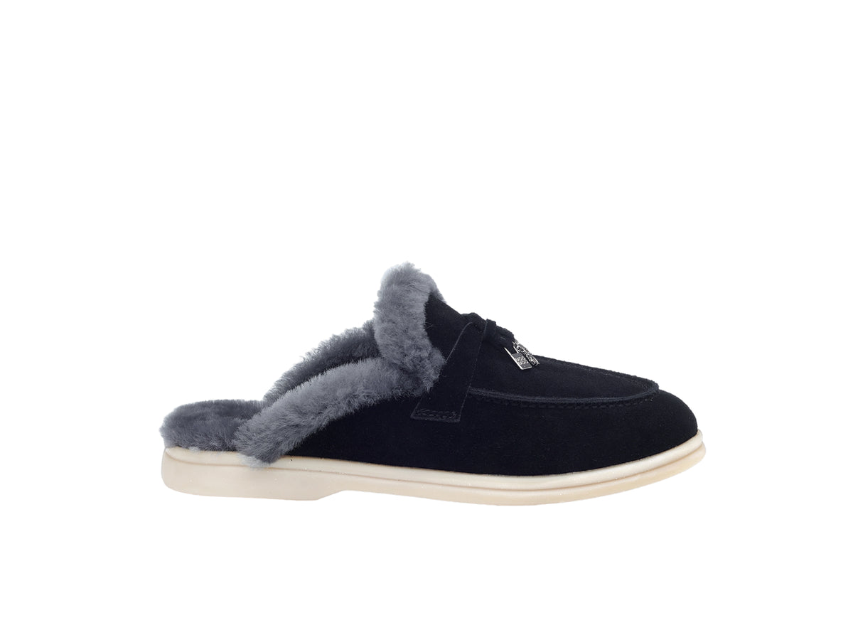 OZLANA Lori Shearling Slipper(Detachable Feature)
