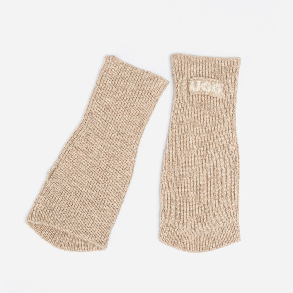UGG LOGO CASHMERE /AUS WOOL FINGERLESS GLOVE