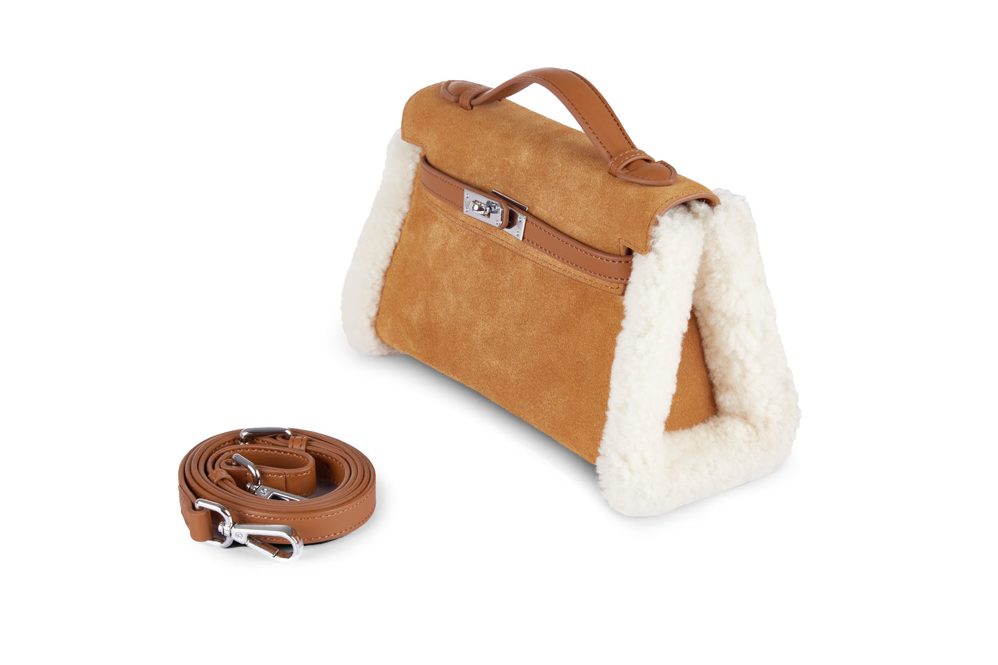 Kelvy Bag - SAND/CHESTNUT