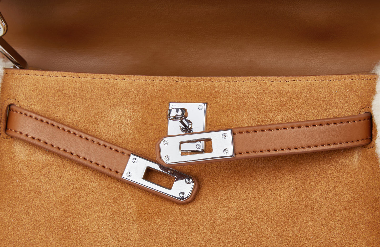 Kelvy Bag - SAND/CHESTNUT