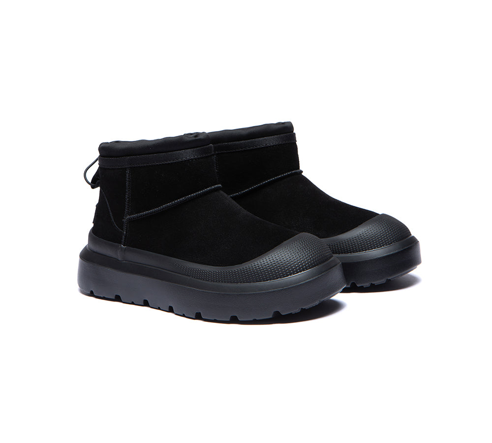 UGG Boots Men Sheepskin Wool Drawstring Large Size Brano