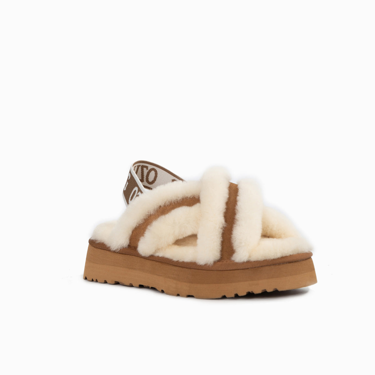 Ugg Adele Platform Slipper(Elastic Backstrap) (Water Resistant)