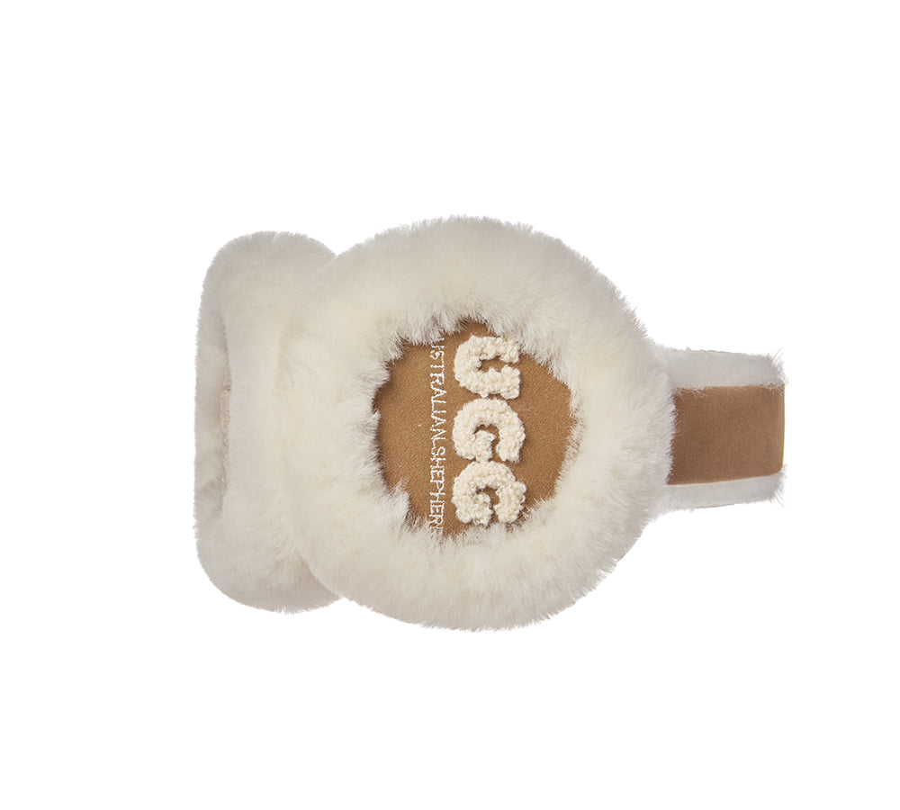 UGG Women Sheepskin Wool Cloud Earmuff