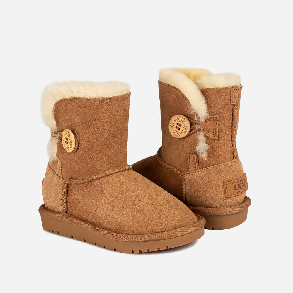 Ugg Kids Ugg Button Boots (Water Resistant)