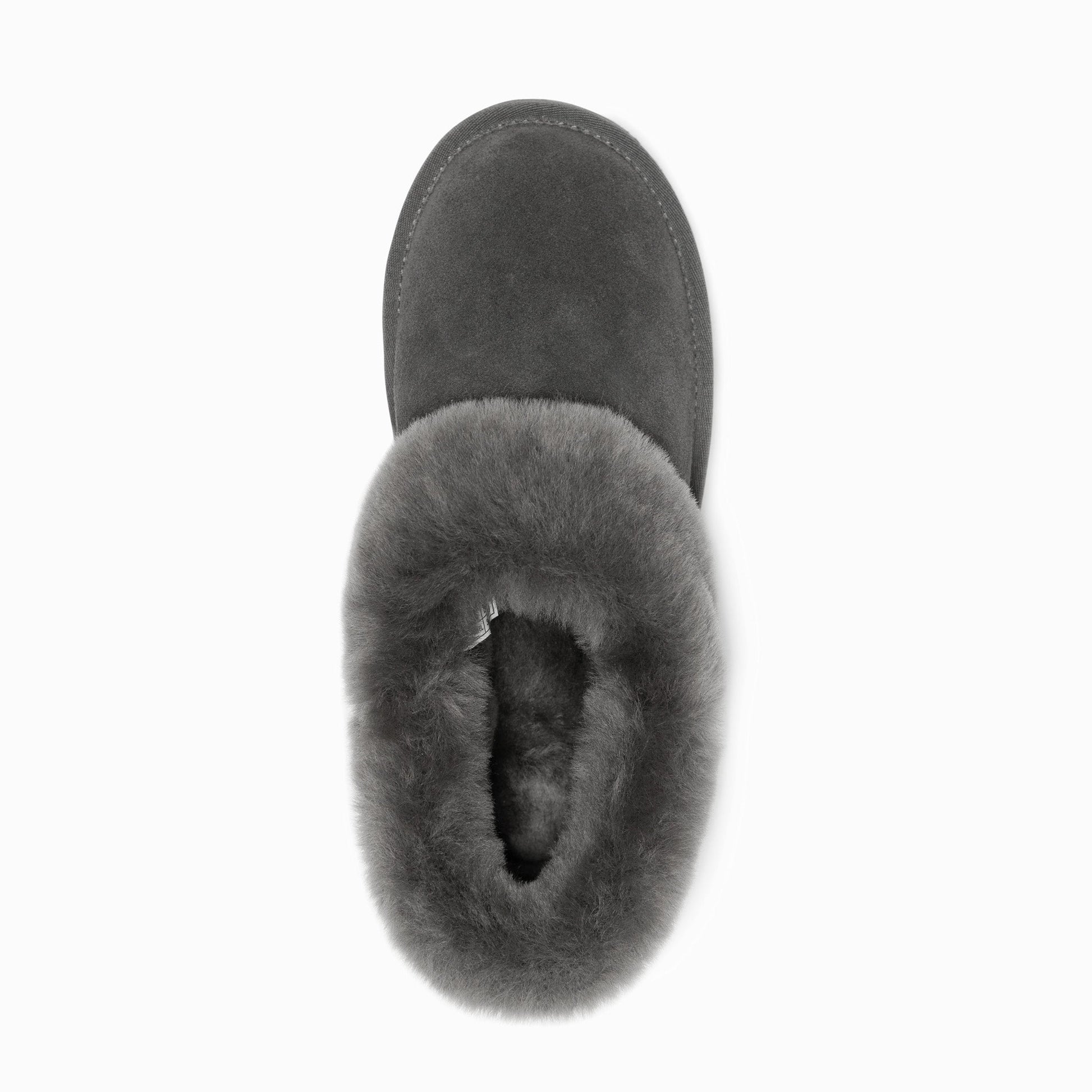 Ugg Slippers Avery Unisex Premium Sheepskin Slippers Suede (Unisex Cow Suede)