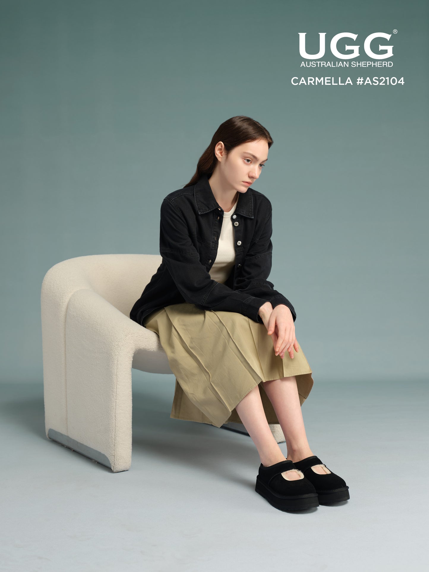 UGG Slippers MARY JANE Platform Carmella
