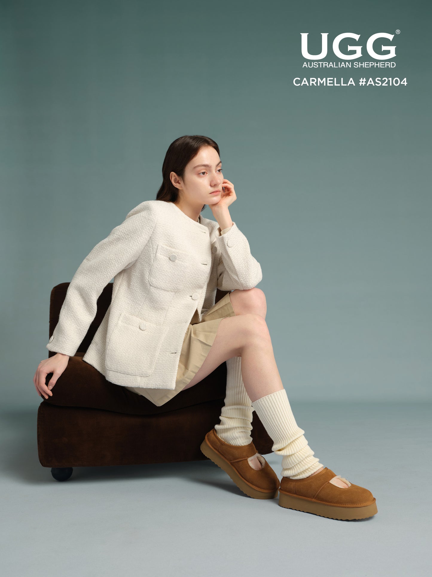 UGG Slippers MARY JANE Platform Carmella