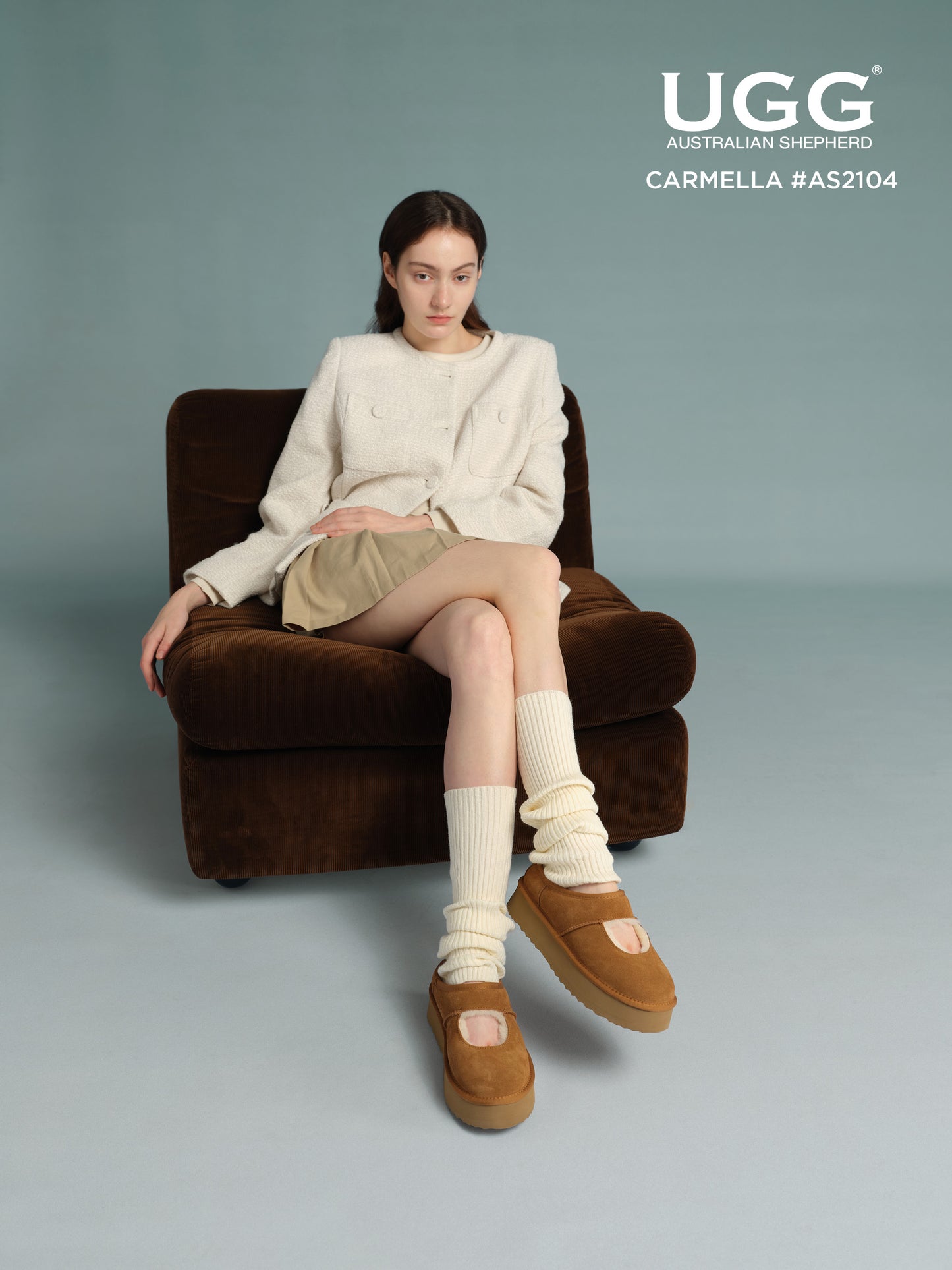 UGG Slippers MARY JANE Platform Carmella