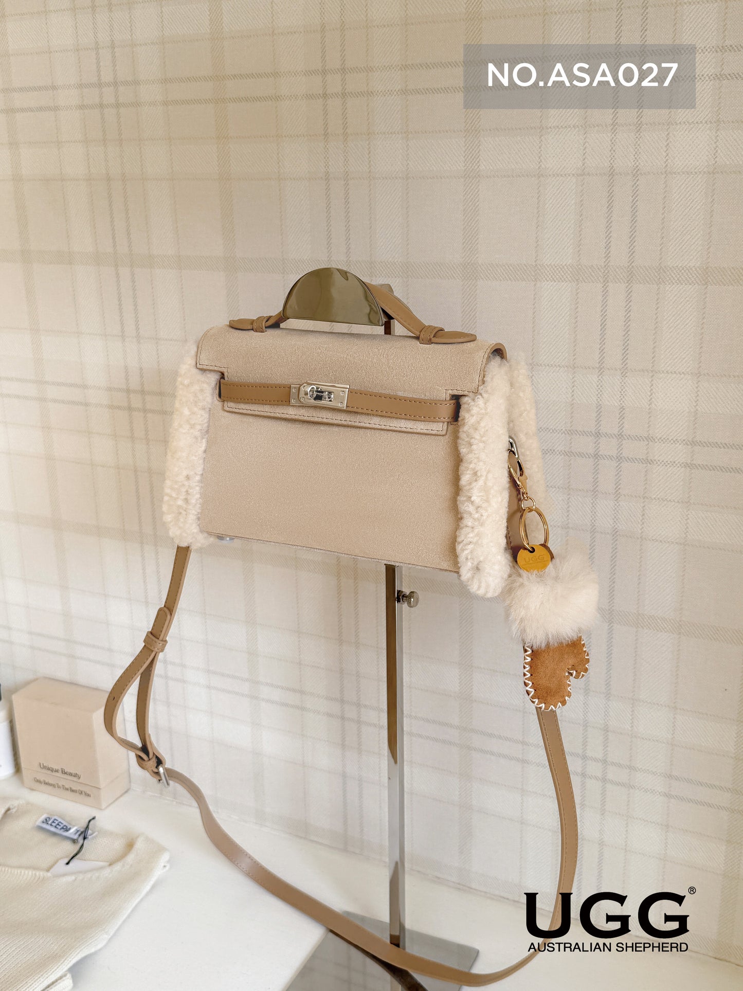 Kelvy Bag - SAND/CHESTNUT