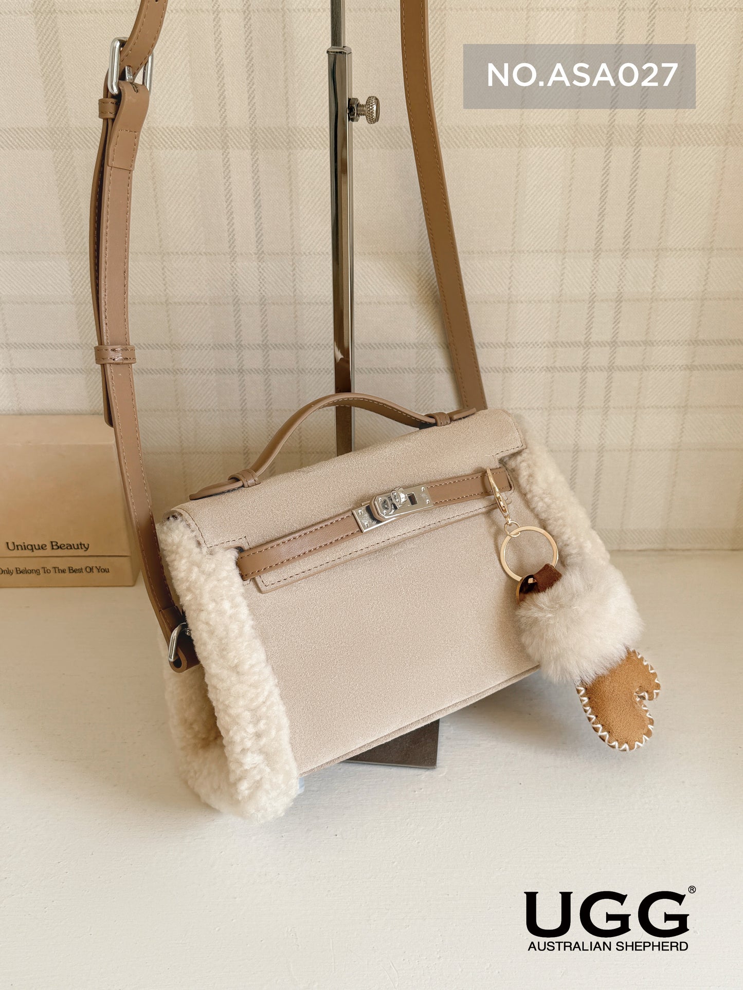 Kelvy Bag - SAND/CHESTNUT