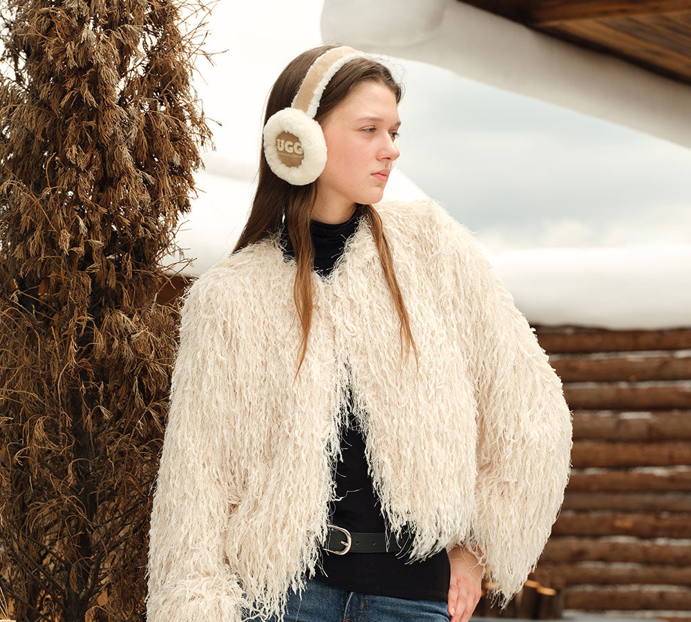 UGG Women Sheepskin Wool Cloud Earmuff