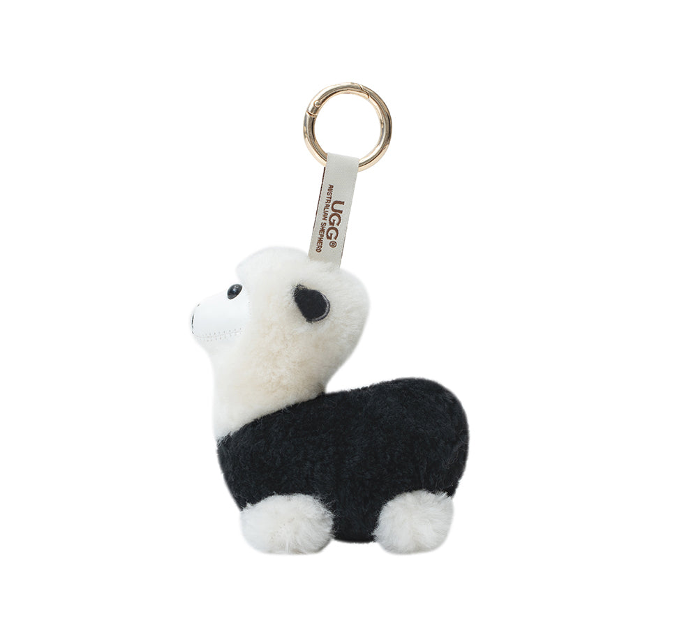 UGG Keychain Fluffy Alpaca MooMoo