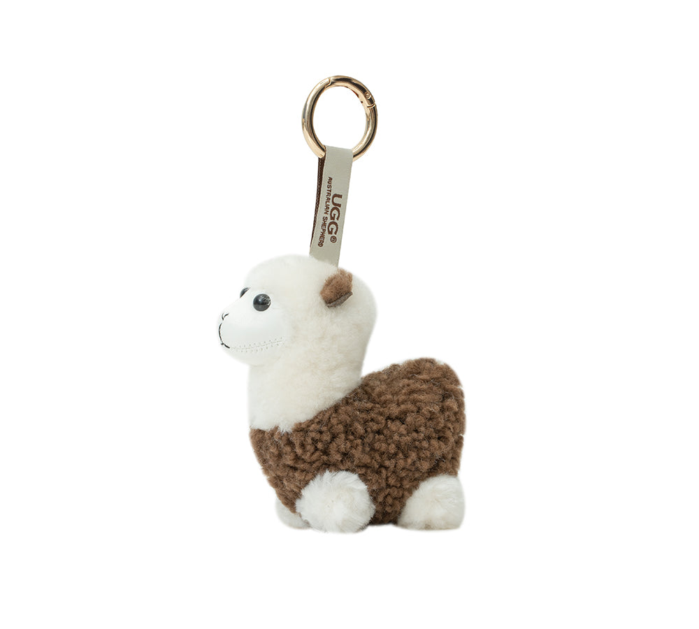 UGG Keychain Fluffy Alpaca MooMoo
