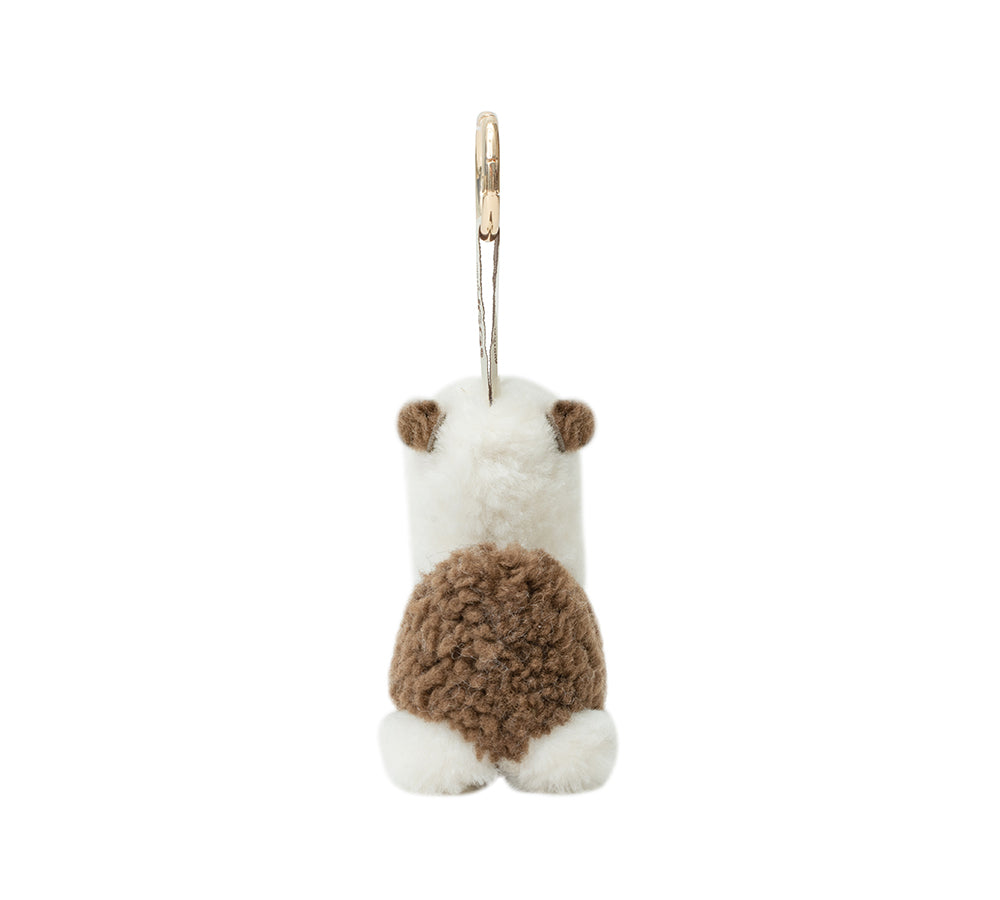 UGG Keychain Fluffy Alpaca MooMoo