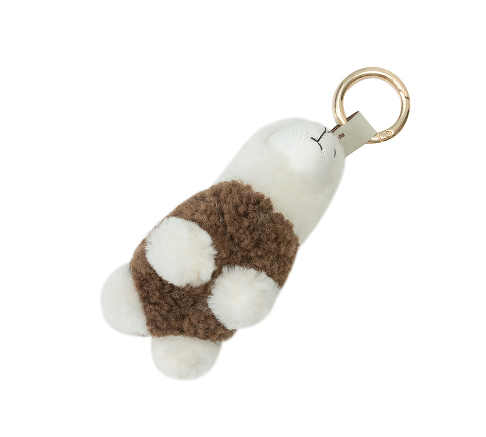 UGG Keychain Fluffy Alpaca MooMoo