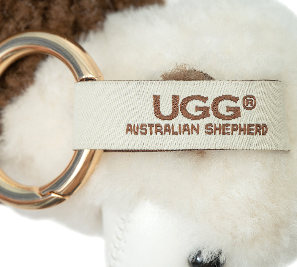 UGG Keychain Fluffy Alpaca MooMoo