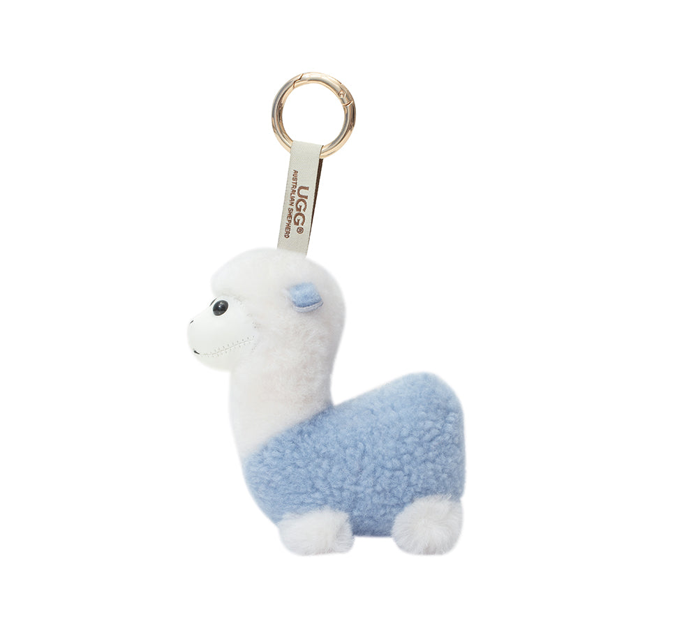 UGG Keychain Fluffy Alpaca MooMoo