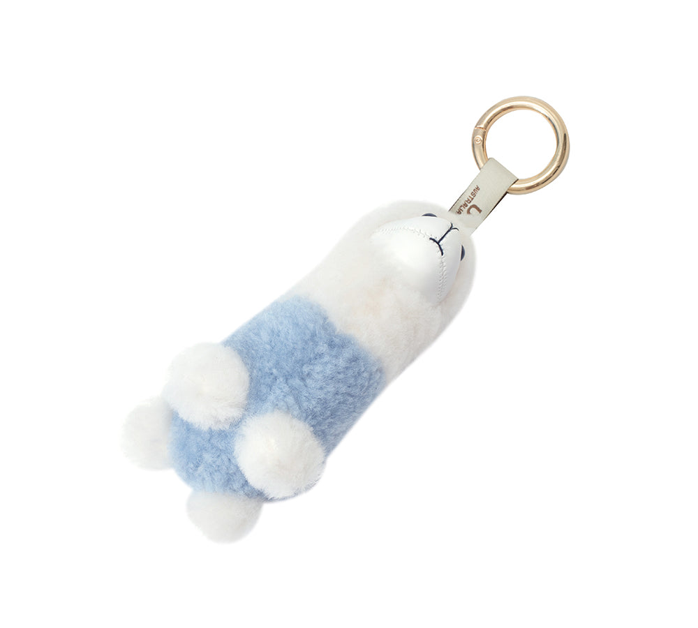 UGG Keychain Fluffy Alpaca MooMoo