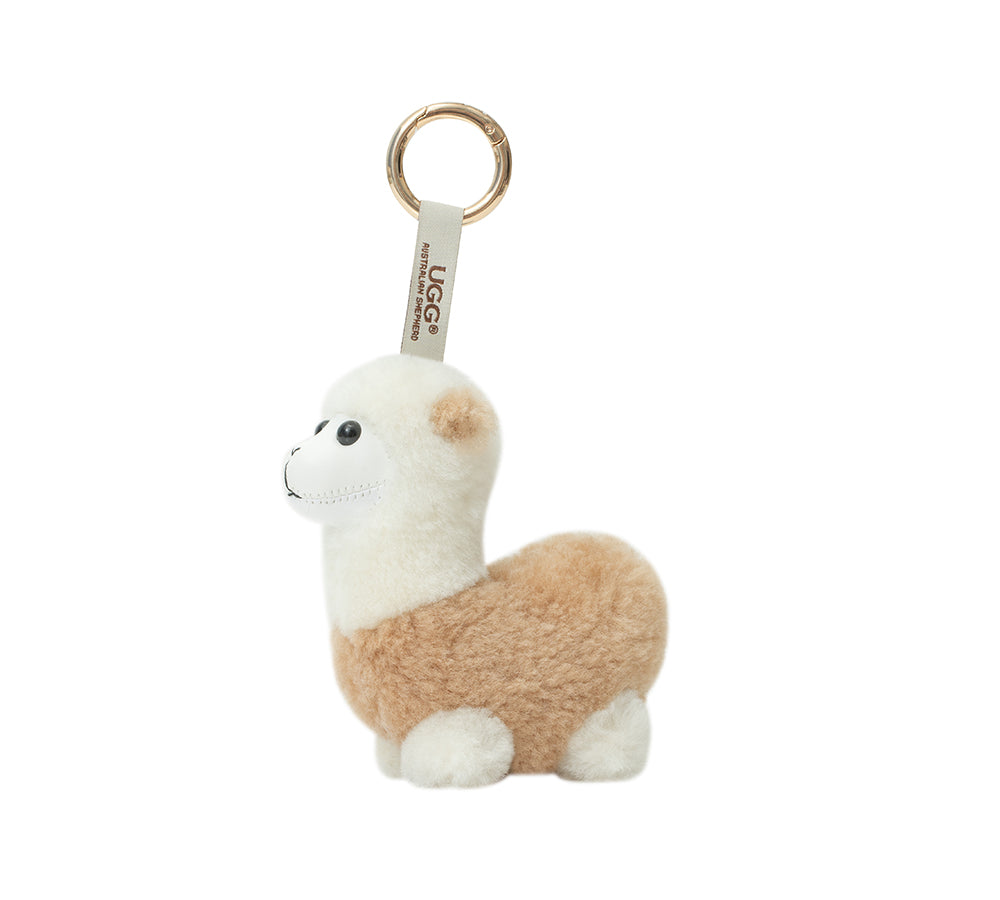 UGG Keychain Fluffy Alpaca MooMoo