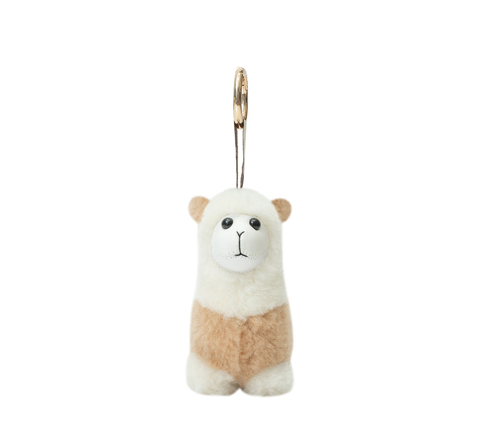 UGG Keychain Fluffy Alpaca MooMoo