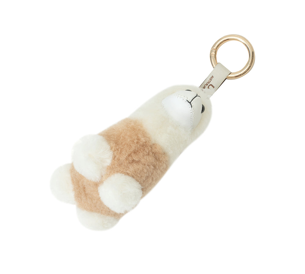 UGG Keychain Fluffy Alpaca MooMoo