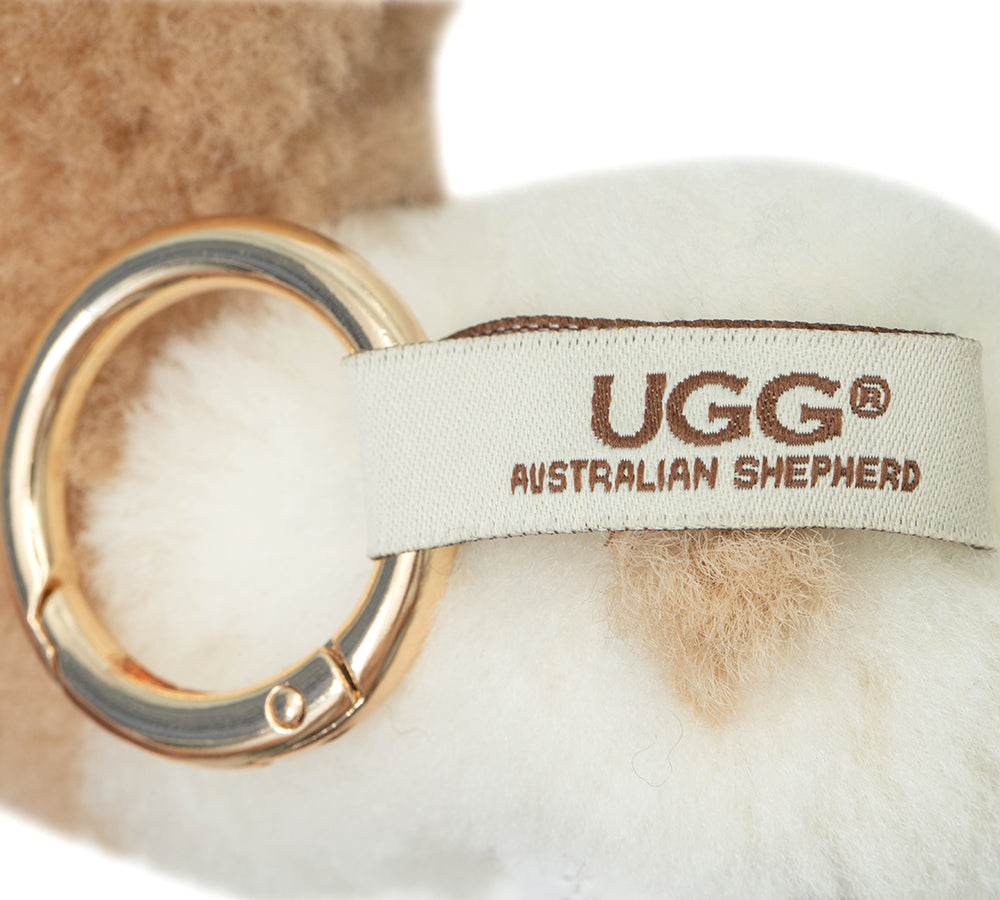 UGG Keychain Fluffy Alpaca MooMoo