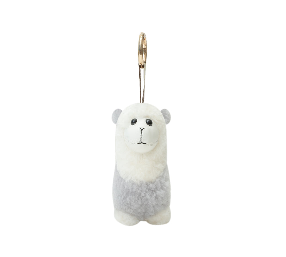 UGG Keychain Fluffy Alpaca MooMoo