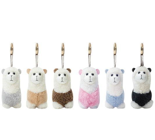 UGG Keychain Fluffy Alpaca MooMoo