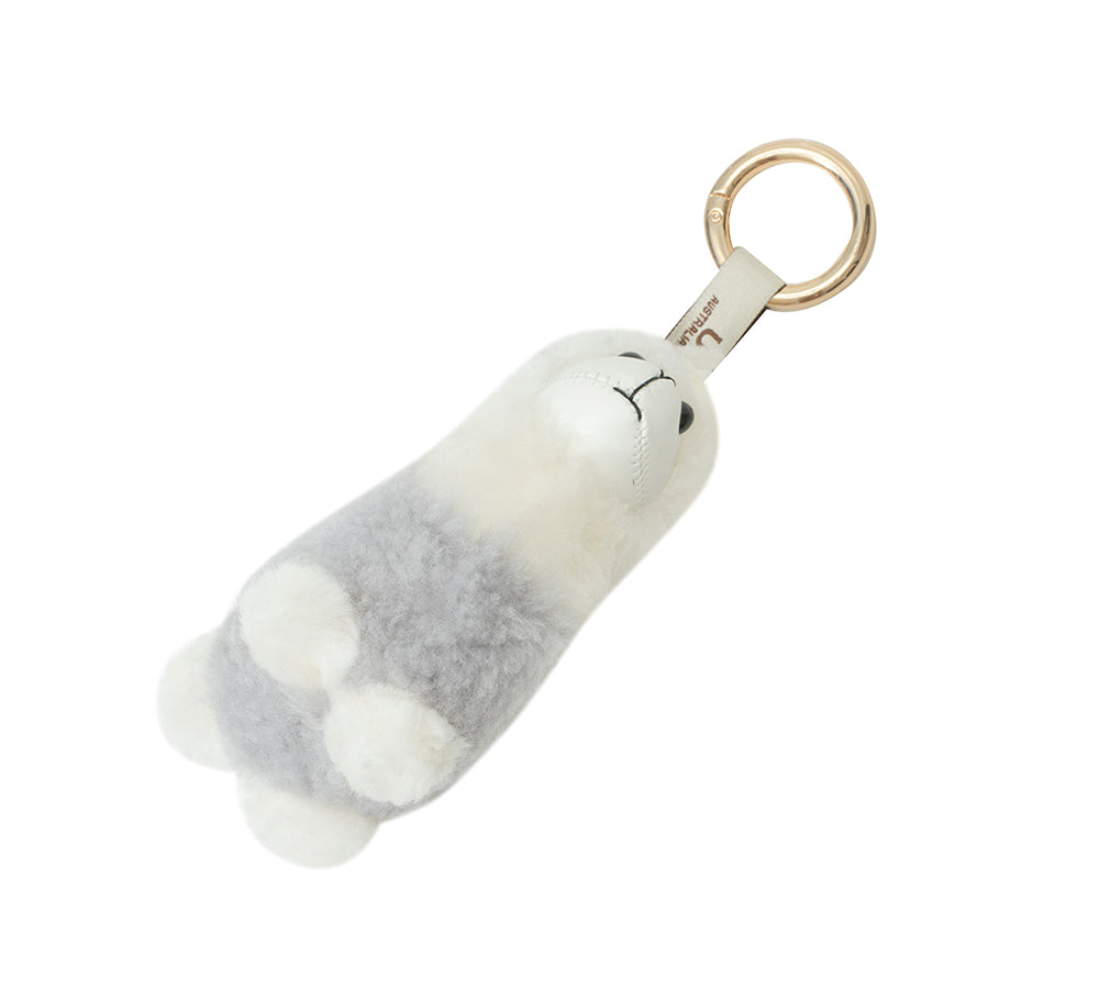 UGG Keychain Fluffy Alpaca MooMoo