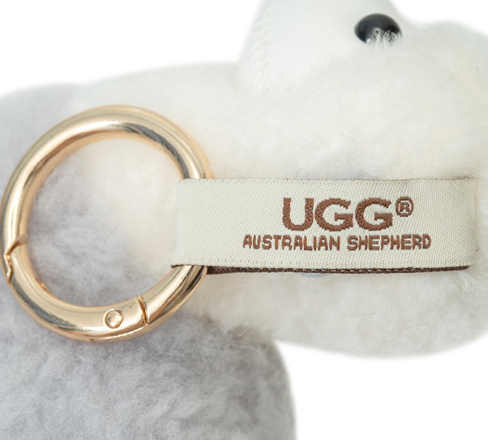 UGG Keychain Fluffy Alpaca MooMoo