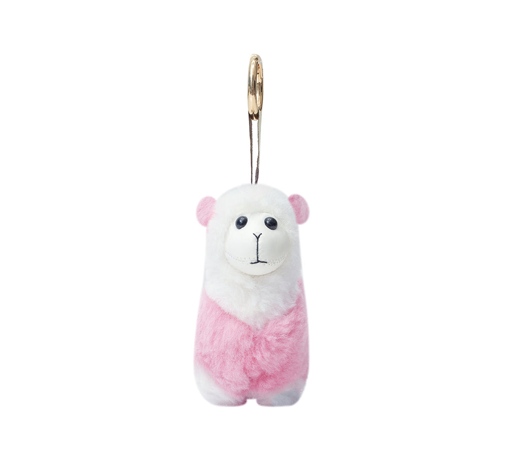 UGG Keychain Fluffy Alpaca MooMoo