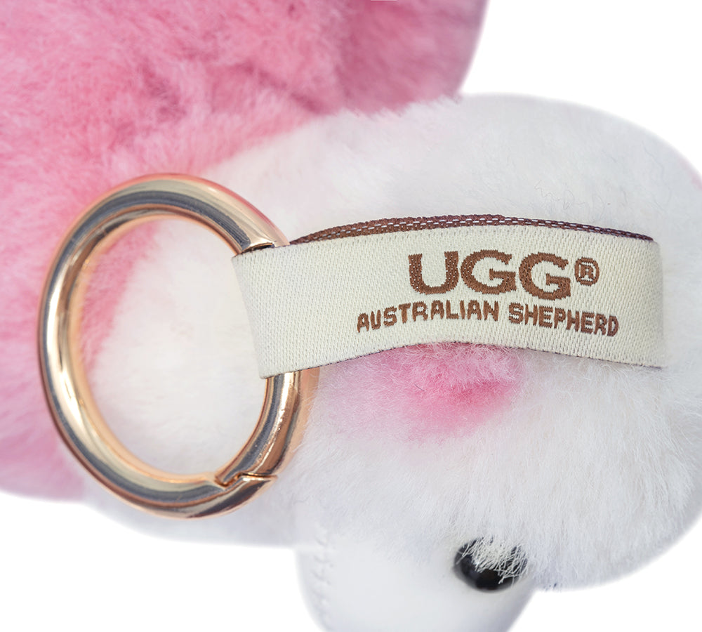 UGG Keychain Fluffy Alpaca MooMoo