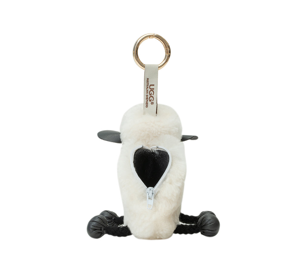 UGG Wool Sheep Plush Keychain Woola Purse