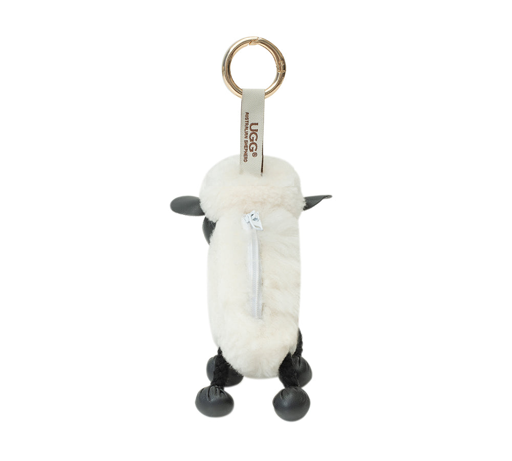UGG Wool Sheep Plush Keychain Woola Purse