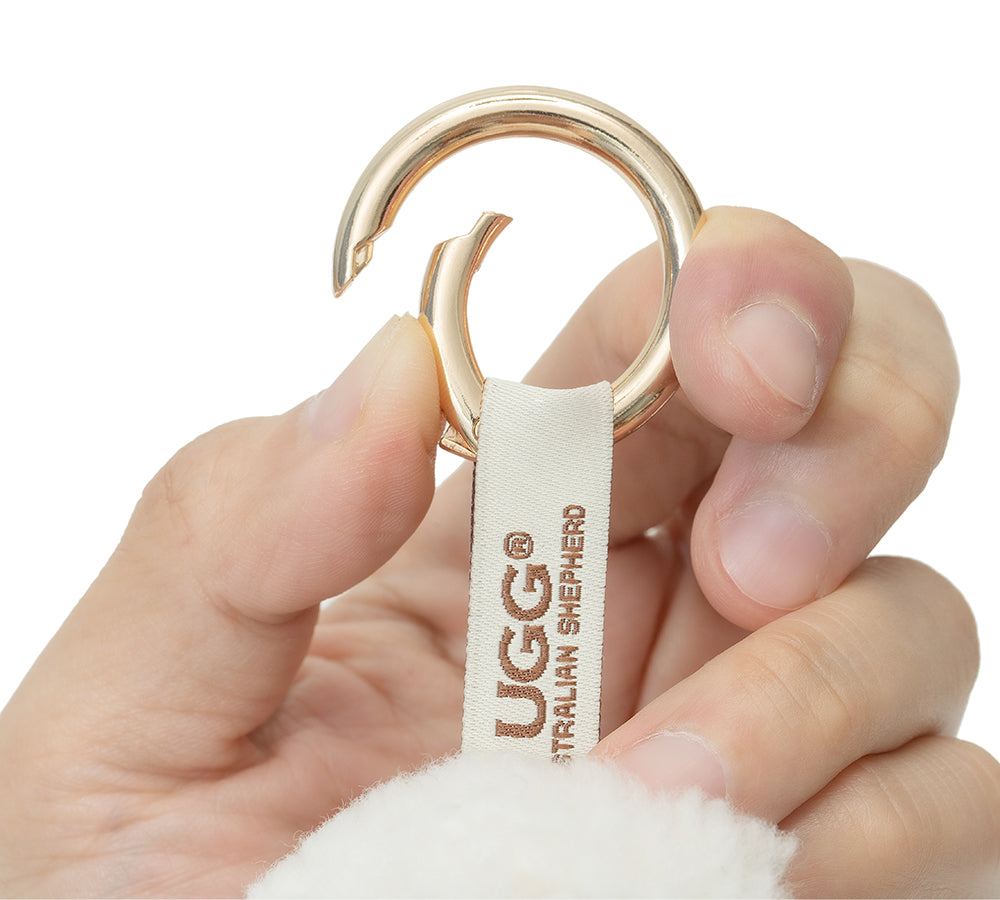 UGG Wool Sheep Plush Keychain Woola Purse