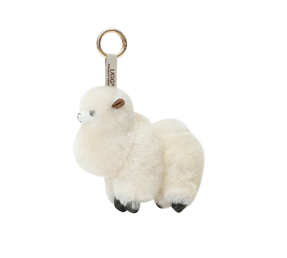 UGG Keychain Fluffy Camel Twooly