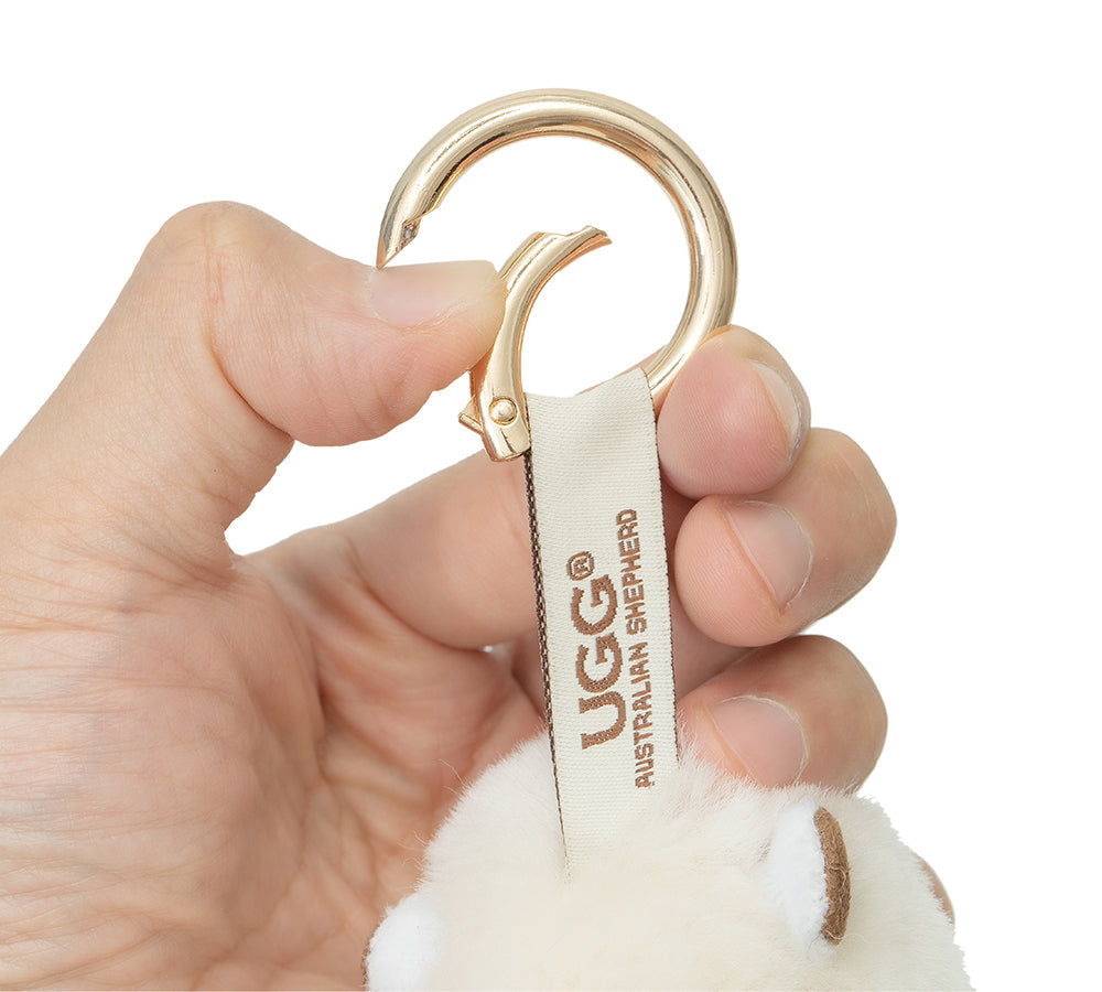 UGG Keychain Fluffy Camel Twooly