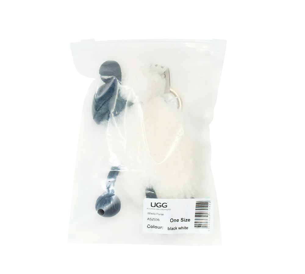 UGG Wool Sheep Plush Keychain Woola Purse