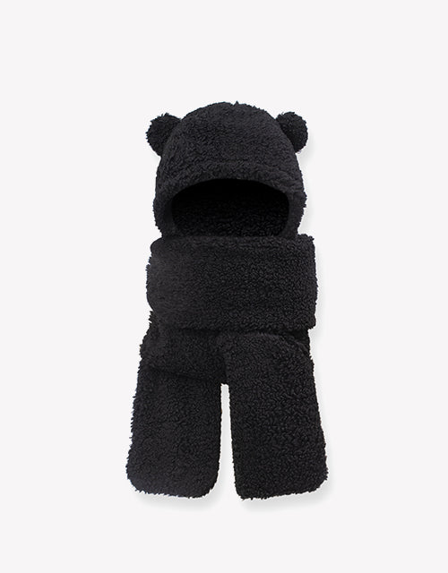 3 in 1 Bear Plush Hat