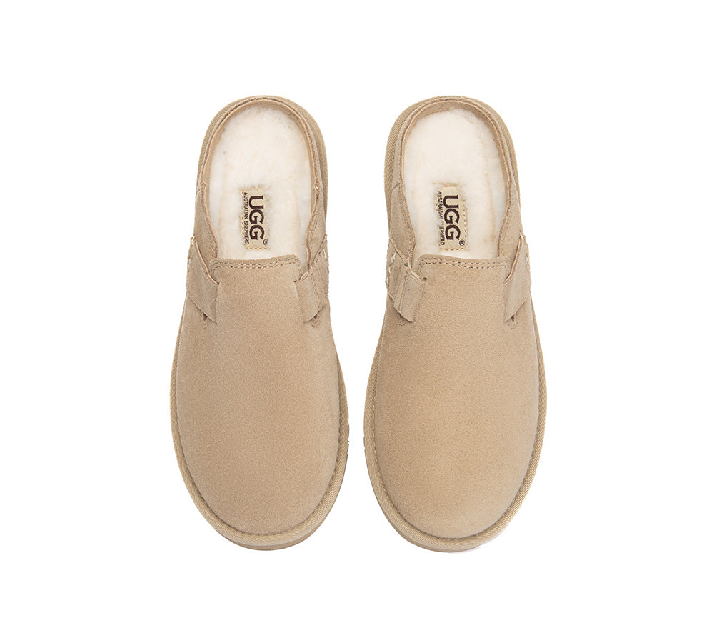 UGG Slippers Sheepskin Wool Scuff Homelle