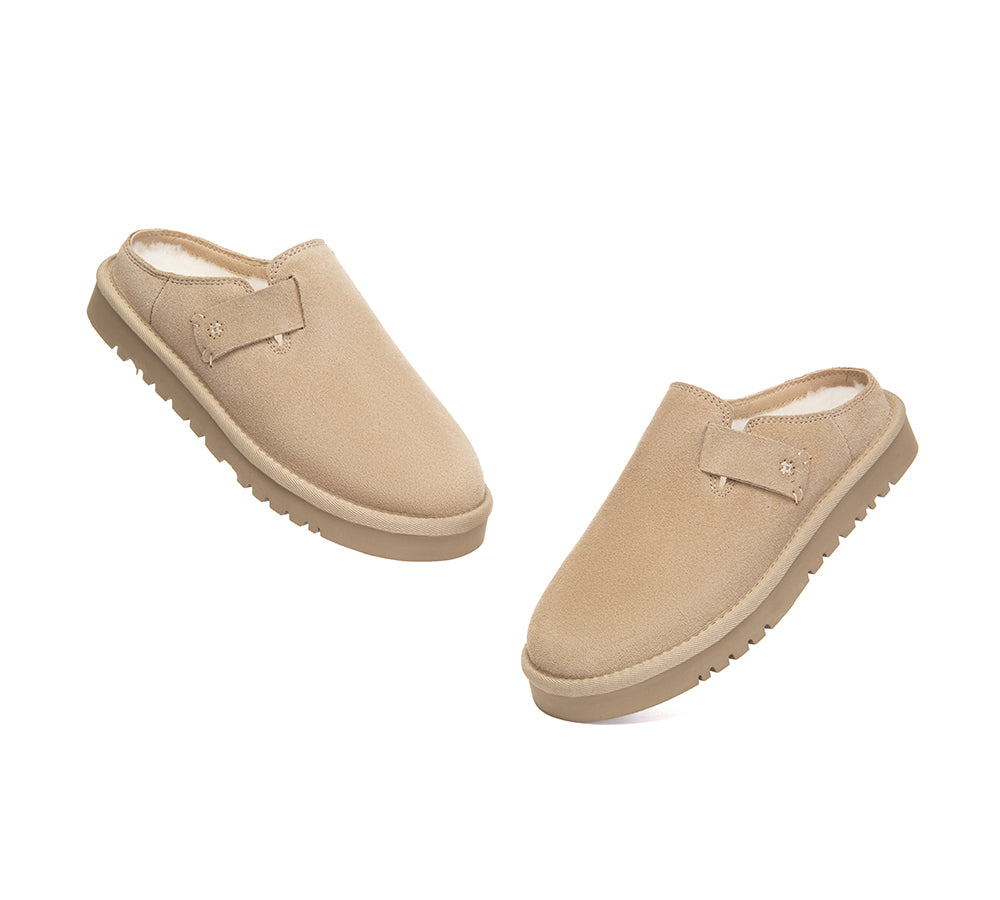 UGG Slippers Sheepskin Wool Scuff Homelle