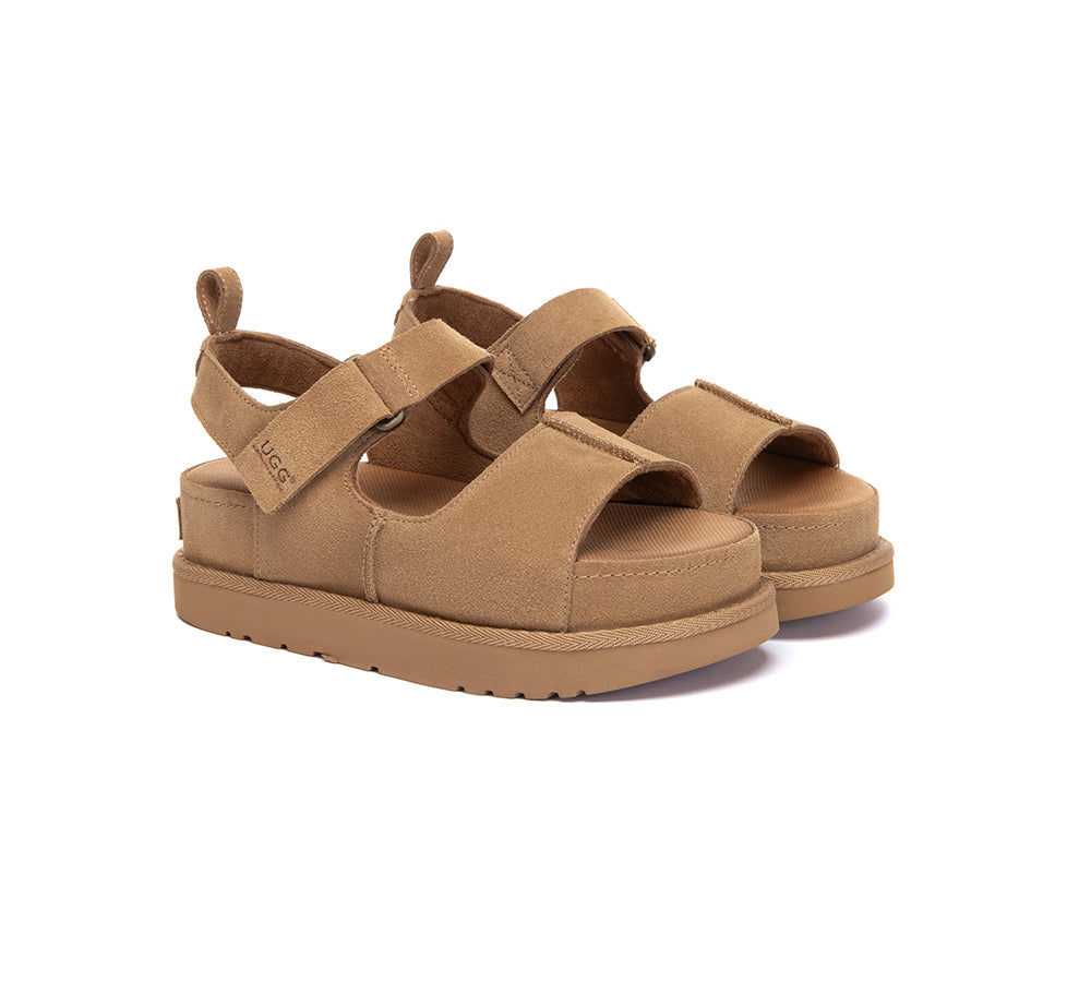 Adjustable Strap Slingback Platform Sandals Terral