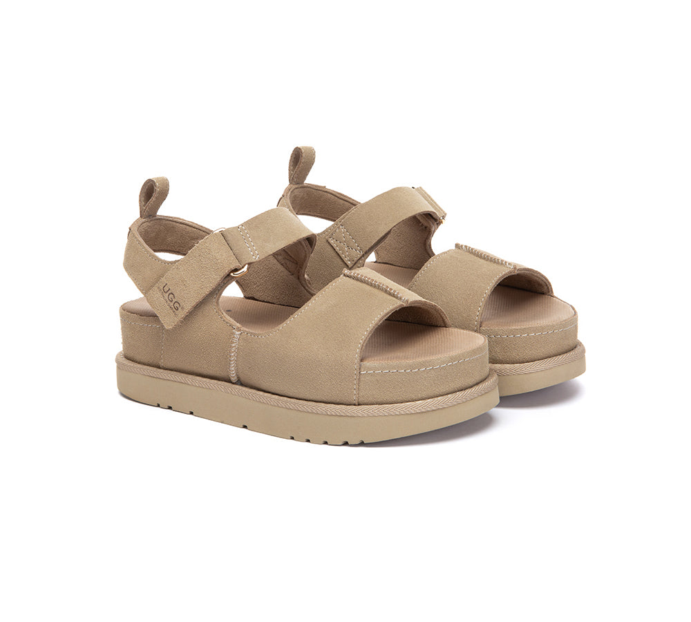 Adjustable Strap Slingback Platform Sandals Terral