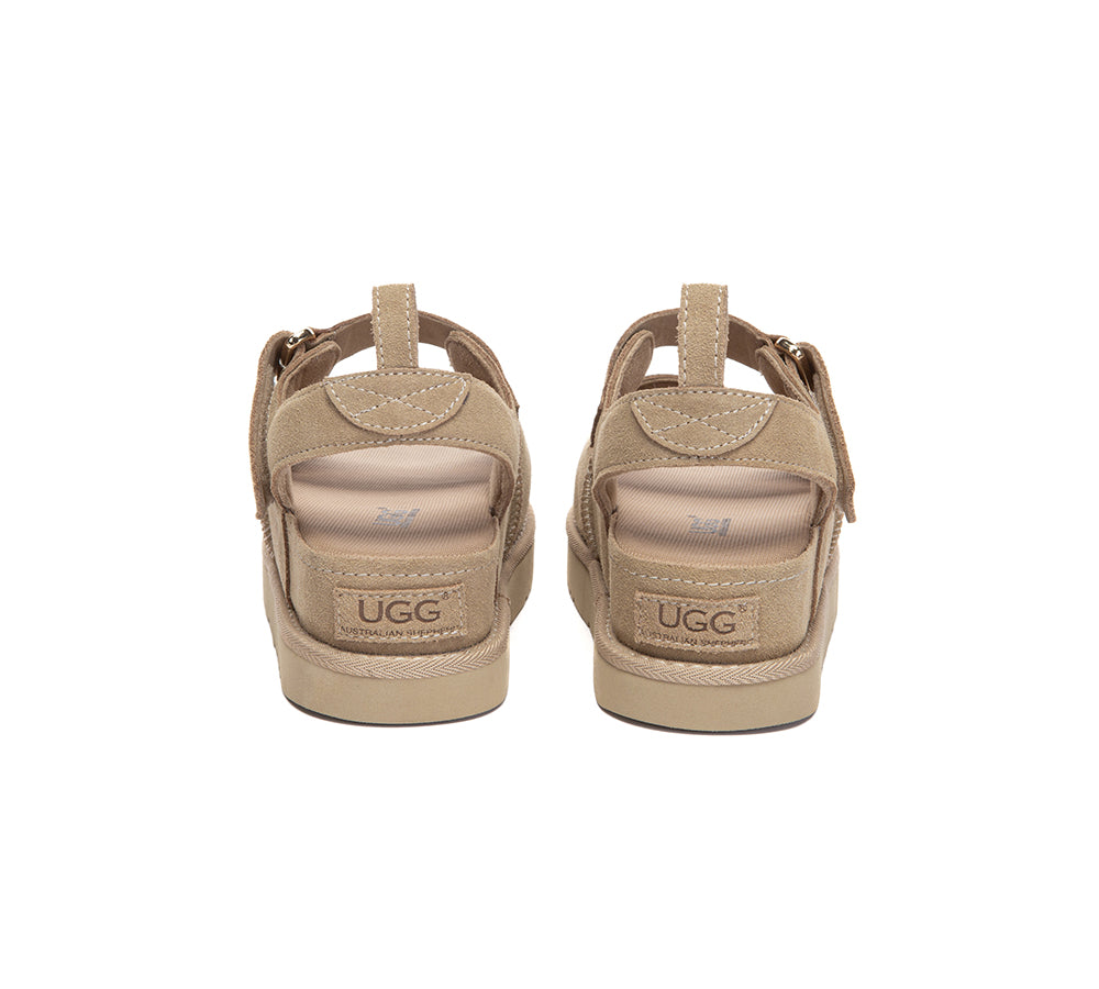 Adjustable Strap Slingback Platform Sandals Terral