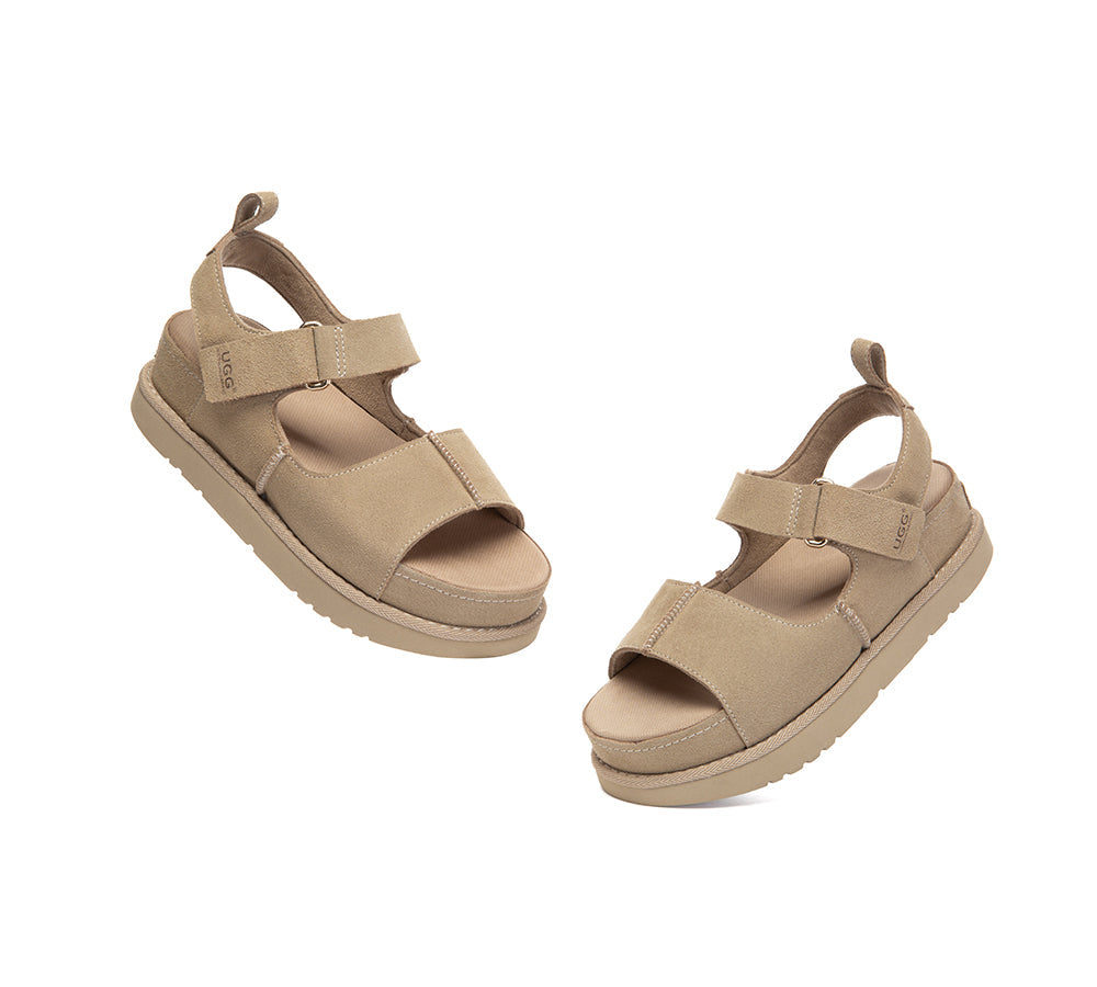 Adjustable Strap Slingback Platform Sandals Terral