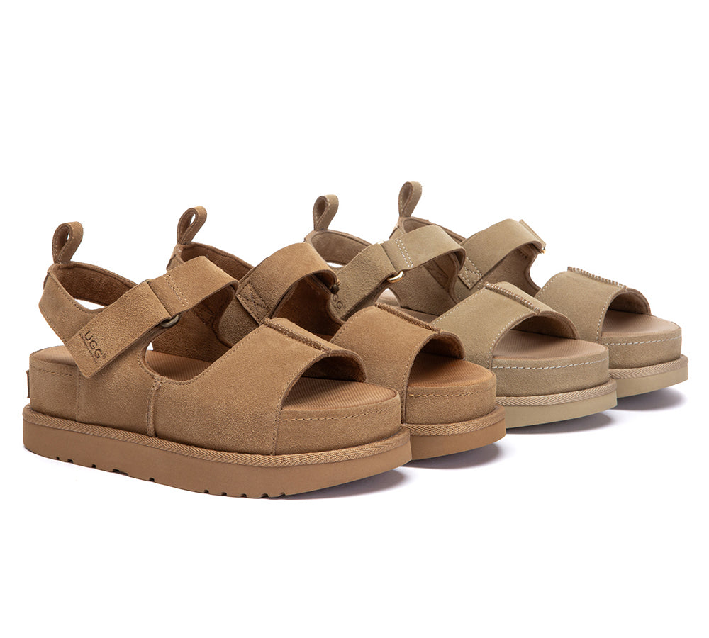 Adjustable Strap Slingback Platform Sandals Terral